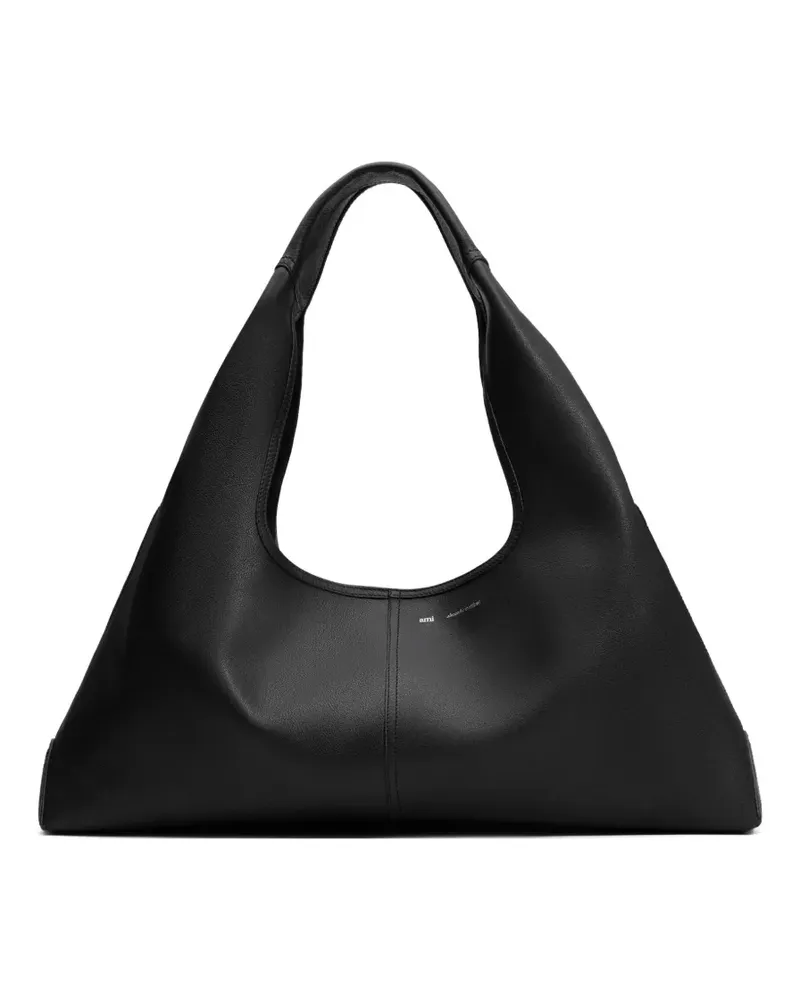 AMI Paris Etienne Schultertasche mit Trapezform - Schwarz Schwarz
