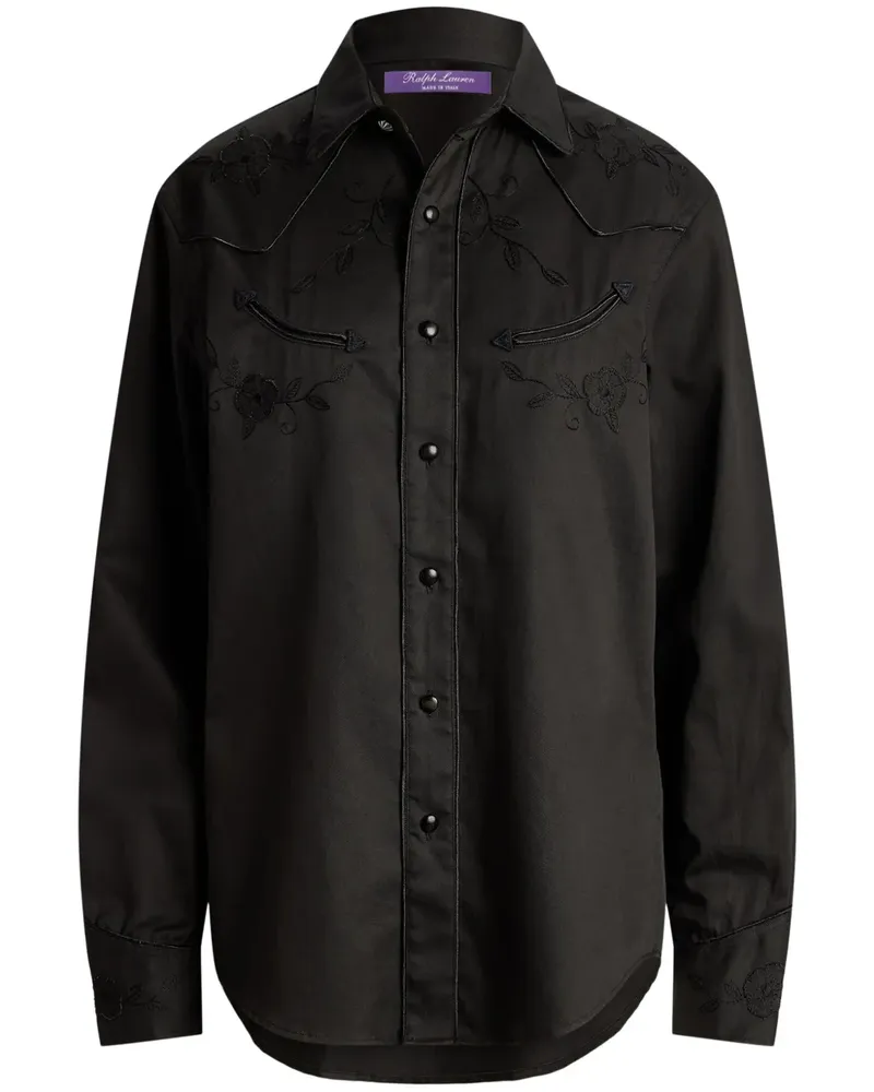 Ralph Lauren Corrine Hemd - Schwarz Schwarz