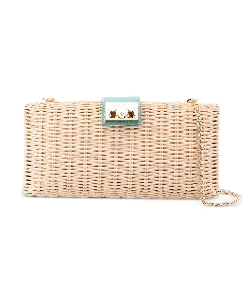 Rodo chain clutch bag - Nude Nude