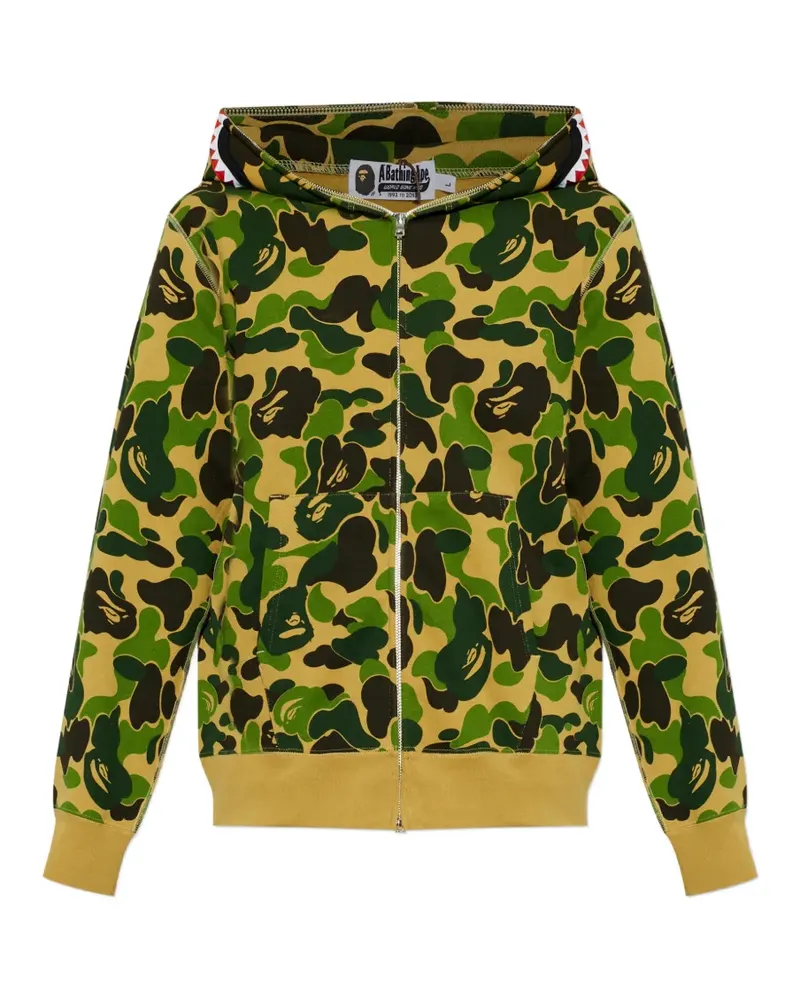 BAPE Hoodie mit Camouflage-Print - Nude Nude