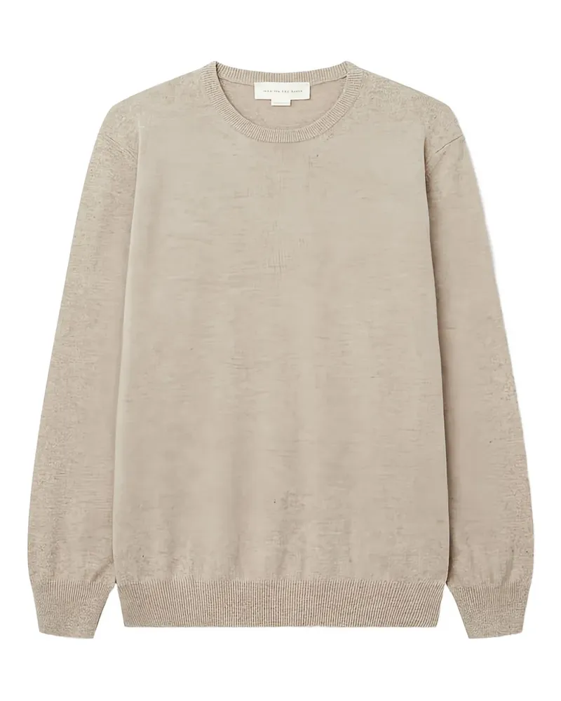 ManOnTheBoon Pullover mit Rundhalsausschnitt - Nude Nude