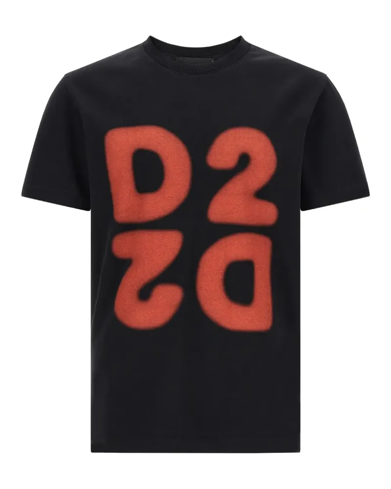 Dsquared2 D2 Upside Down T-shirt - Schwarz Schwarz