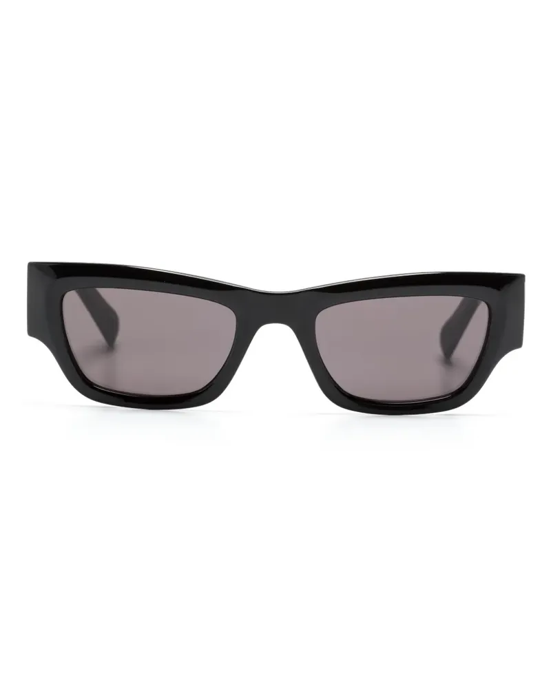 Karl Lagerfeld KL Monogram Sonnenbrille mit eckigem Gestell - Schwarz Schwarz