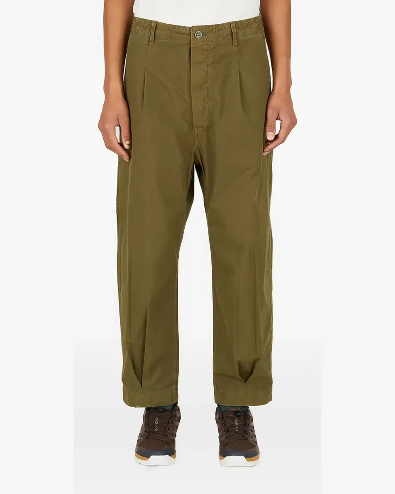 Applied Art Forms Plissierte Hose - KHAKI Khaki