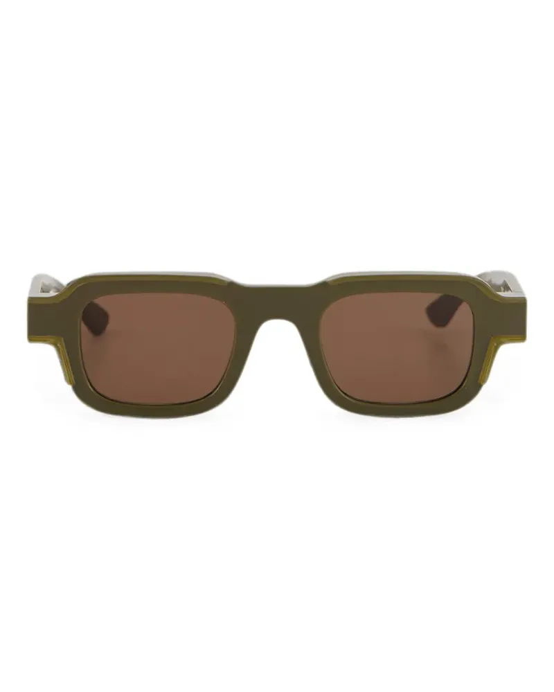 Thierry Lasry Sonnenbrille mit eckigem Gestell - Grün Grün