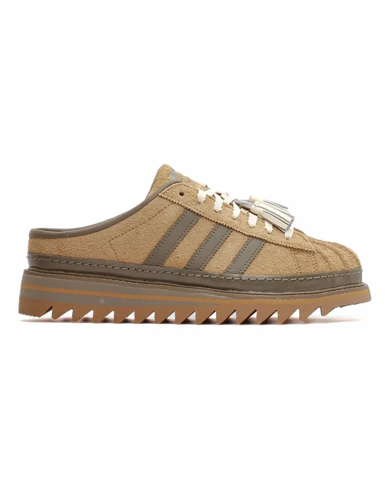 adidas x CLOT by Edison Chen Superstar Sawtooth Mules - Nude Nude