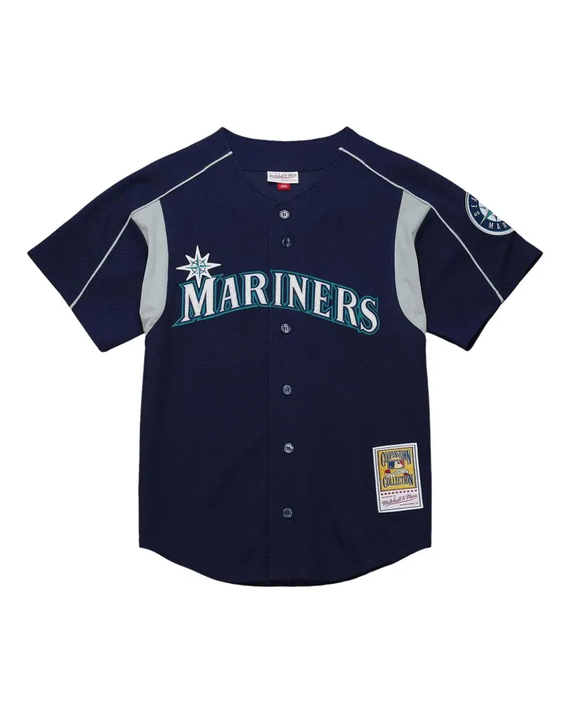 Mitchell & Ness 2003 Kurzärmeliges Seattle Mariners Hemd - Blau Blau