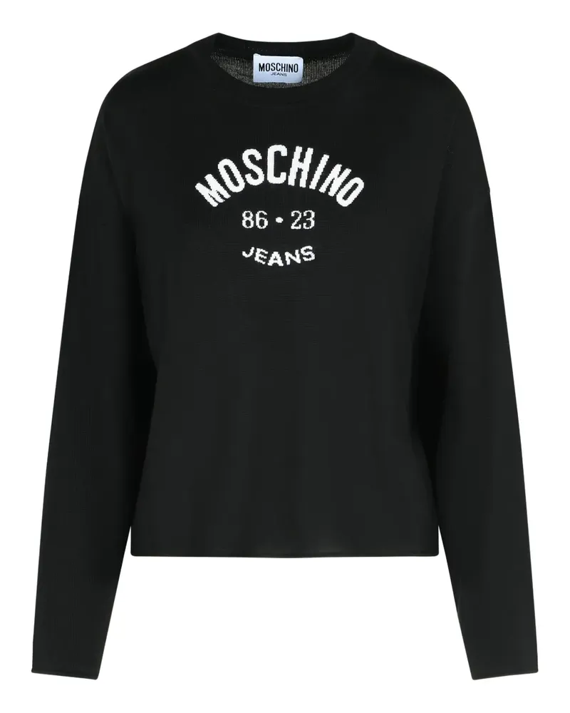 Moschino Pullover aus Schurwolle - Schwarz Schwarz