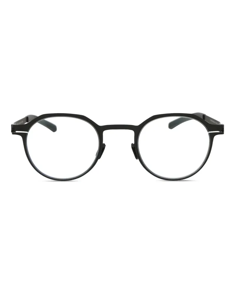 Mykita Brille mit rundem Gestell - Schwarz Schwarz