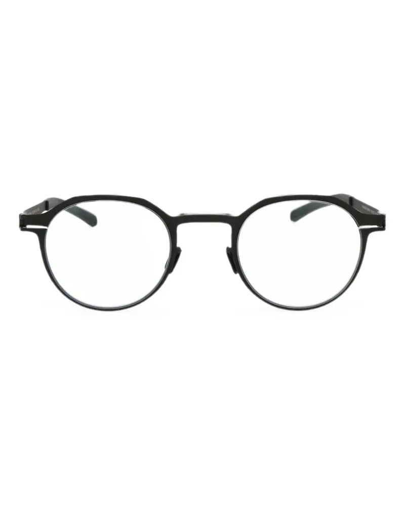 Mykita Brille mit rundem Gestell - Schwarz Schwarz