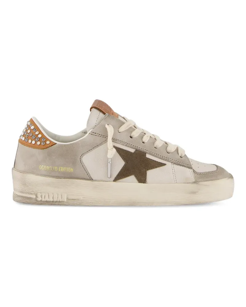 Golden Goose Sneakers mit Sternnieten - Nude Nude