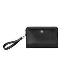 Dolce & Gabbana Clutch mit Logo-Schild Schwarz