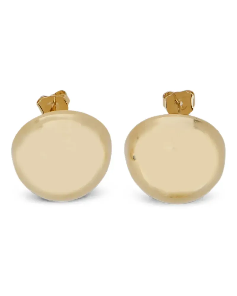 Semicouture Kaley domed-design earrings - Gold Gold