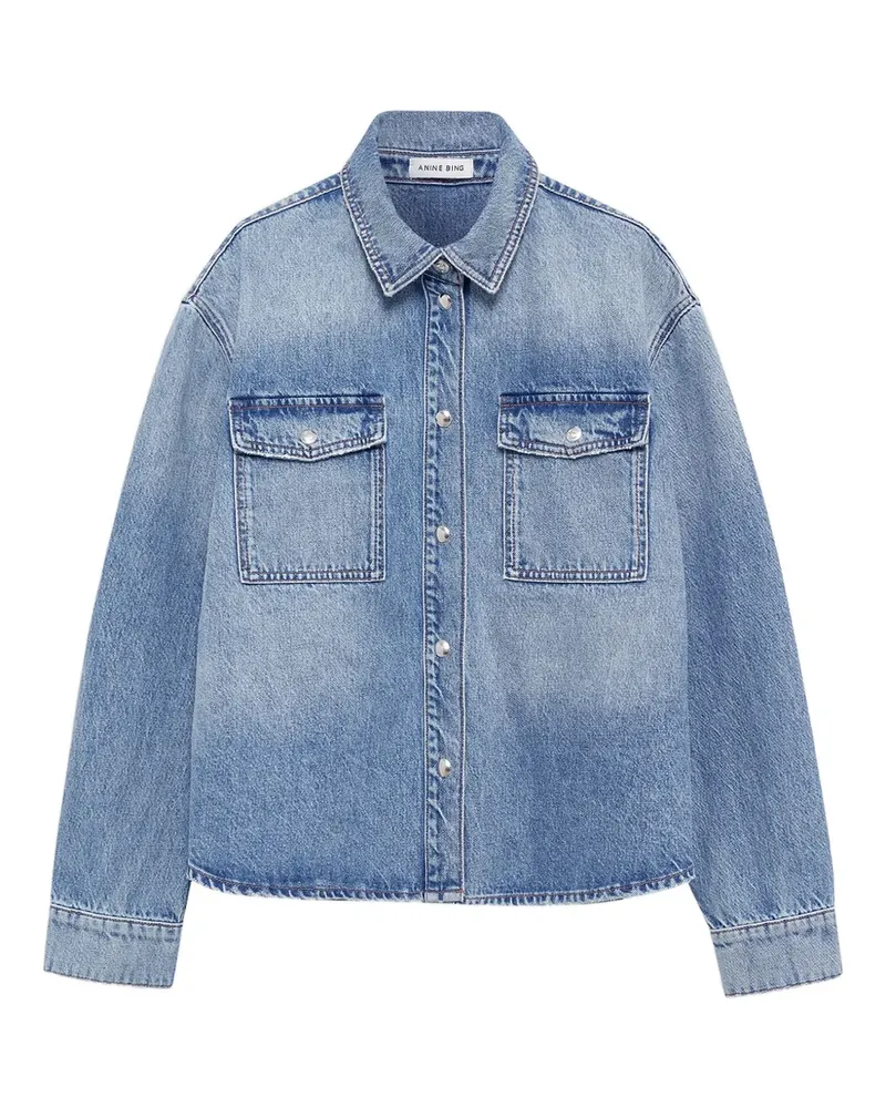 Anine Bing Paxton Hemd - Blau Blau