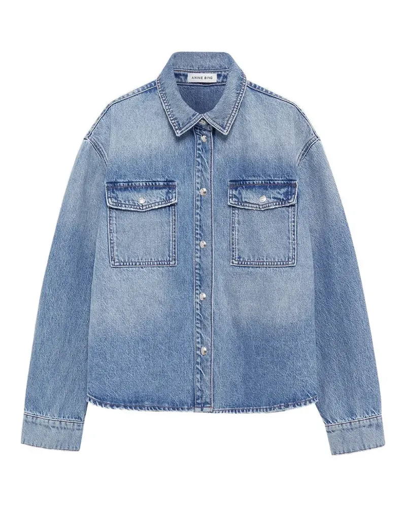 Anine Bing Paxton Hemd - Blau Blau