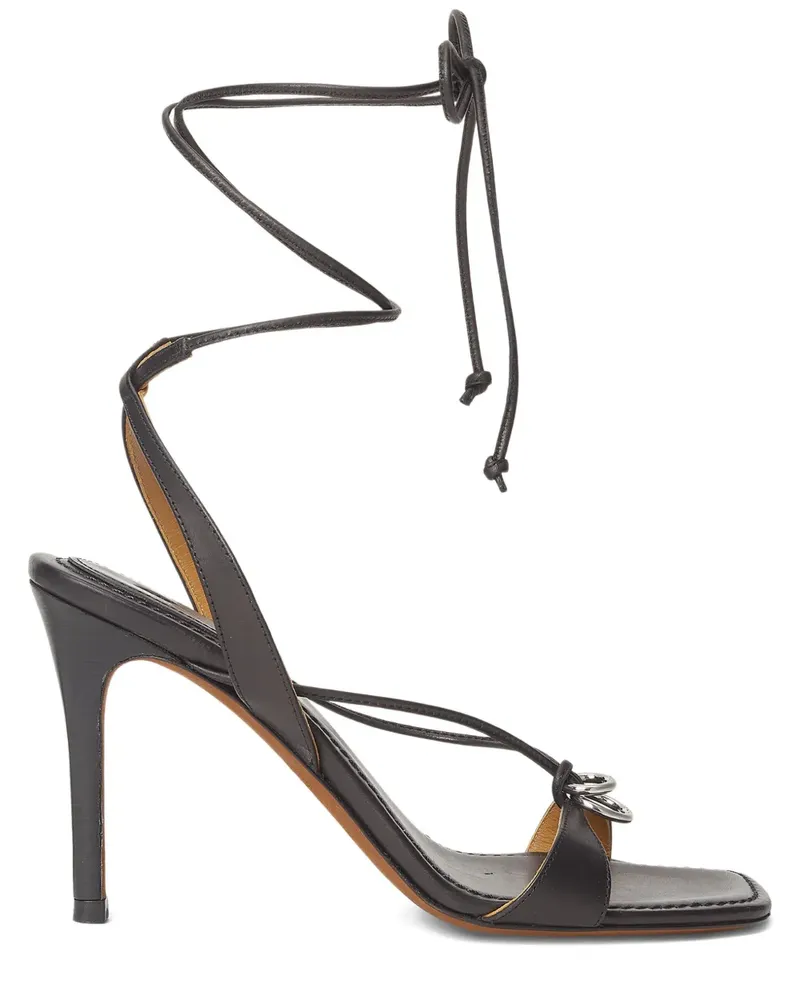 Ralph Lauren Sandalen mit Ring-Detail - Schwarz Schwarz