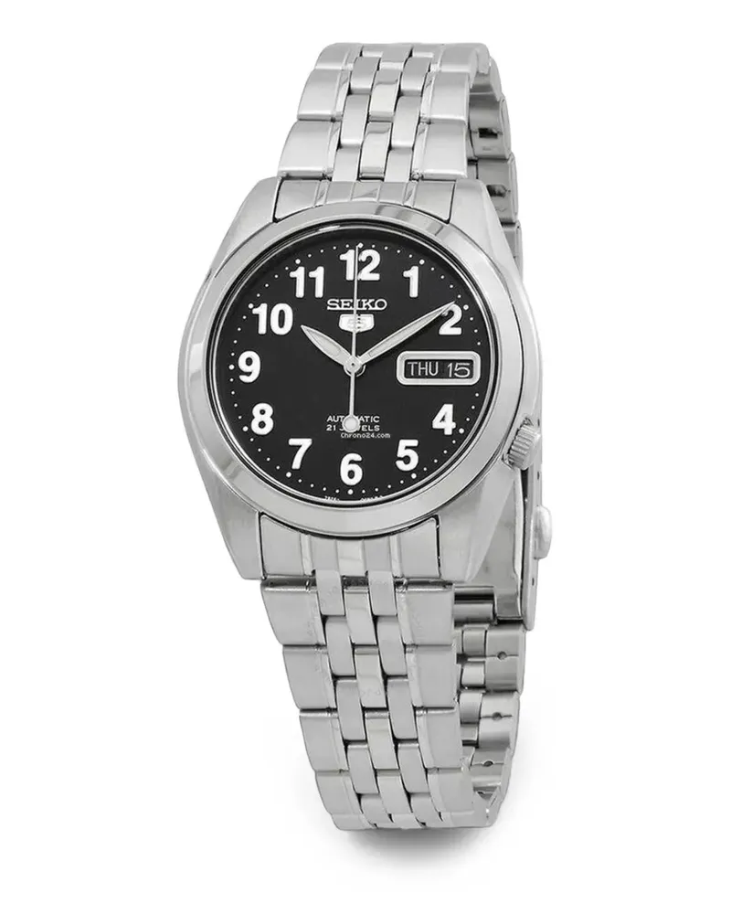 Seiko Series 5 38mm watch - Schwarz Schwarz
