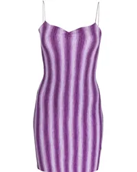 GIMAGUAS Gestreiftes Simi Minikleid Violett