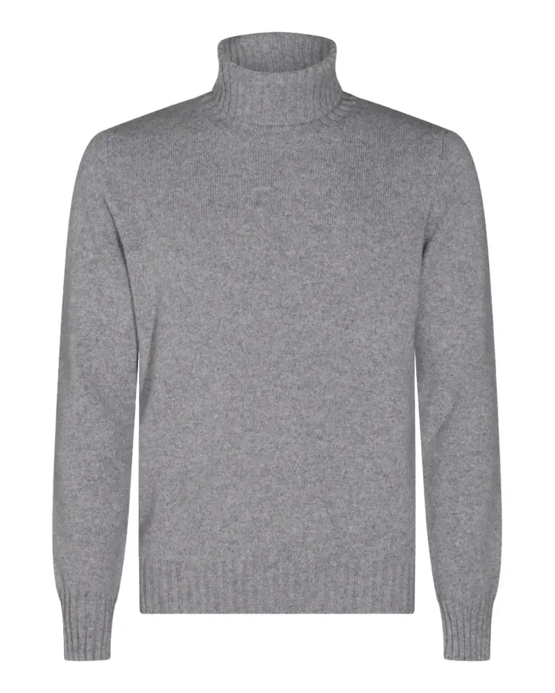 Piacenza Cashmere Gerippter Rollkragenpullover - Grau Grau