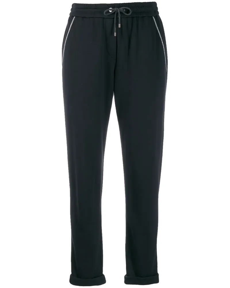 Brunello Cucinelli Tapered-Jogginghose - Blau Blau