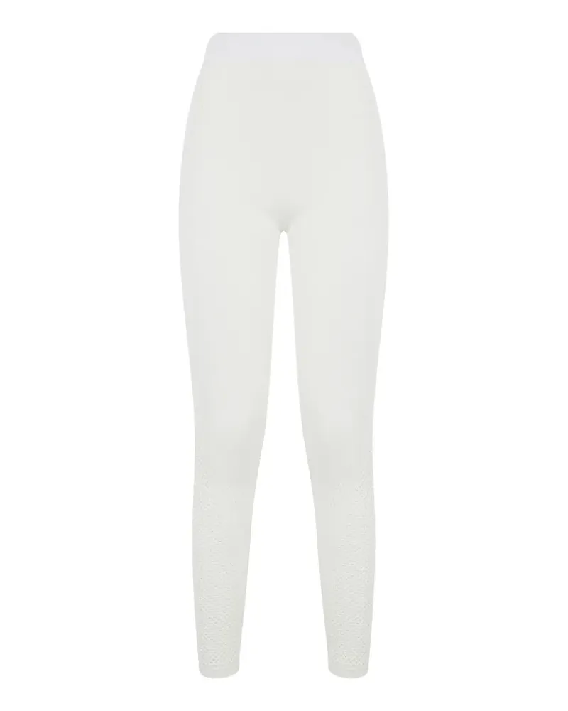 Alberta Ferretti Skinny-Hose mit Stretchbund - Weiß Weiß