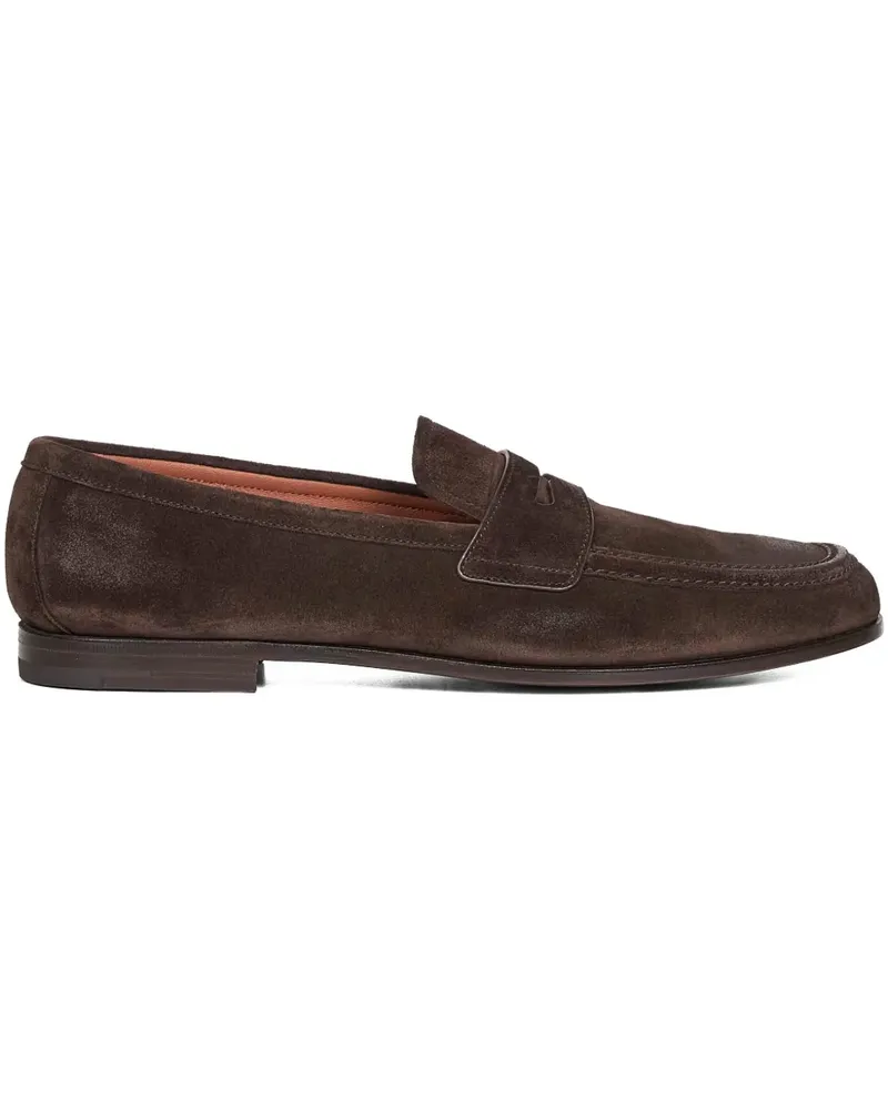 Church's suede penny loafers - Braun Braun