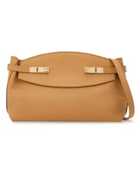 Ferragamo Große Pouch Schultertasche Nude