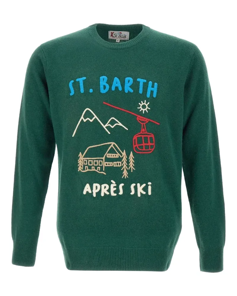 MC2 Saint Barth Bestickter Pullover - Grün Grün