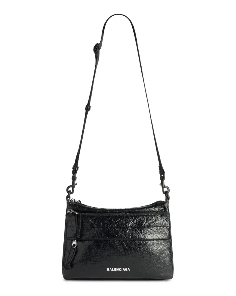 Balenciaga Explorer Kuriertasche - Schwarz Schwarz