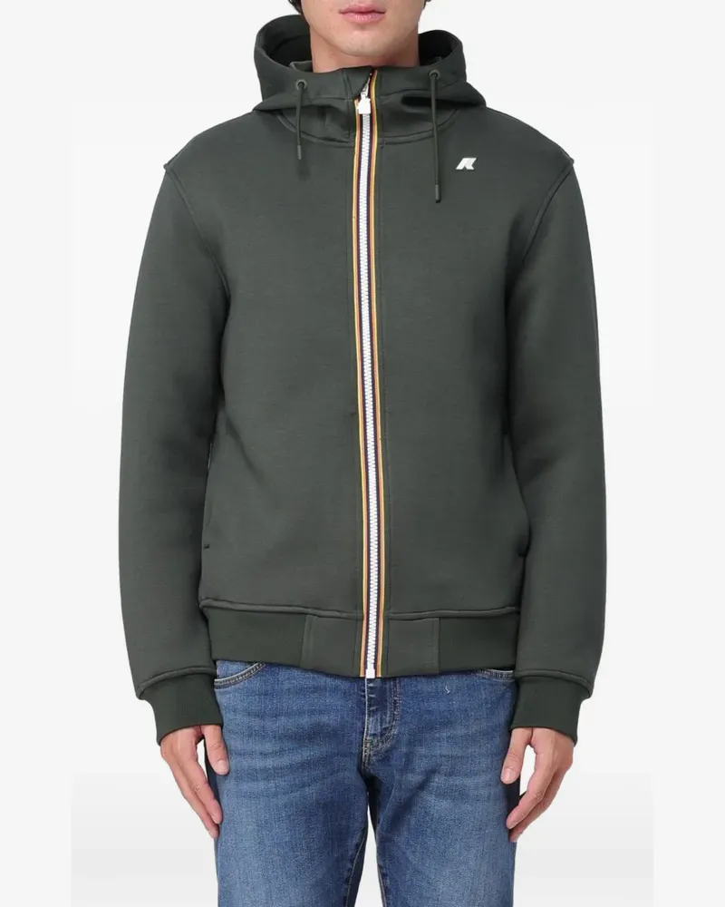 K-Way Kapuzenjacke mit Reißverschluss - Grün Grün