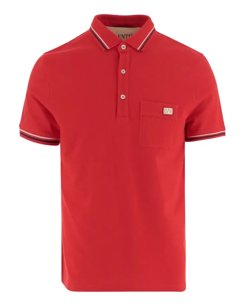 Valentino Garavani cotton polo shirt - Rot Rot