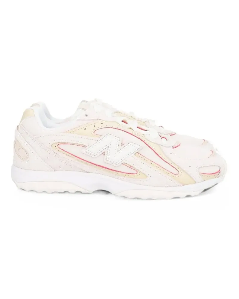 New Balance 204 Schuhe mit Wildledereinsätzen - Nude Nude