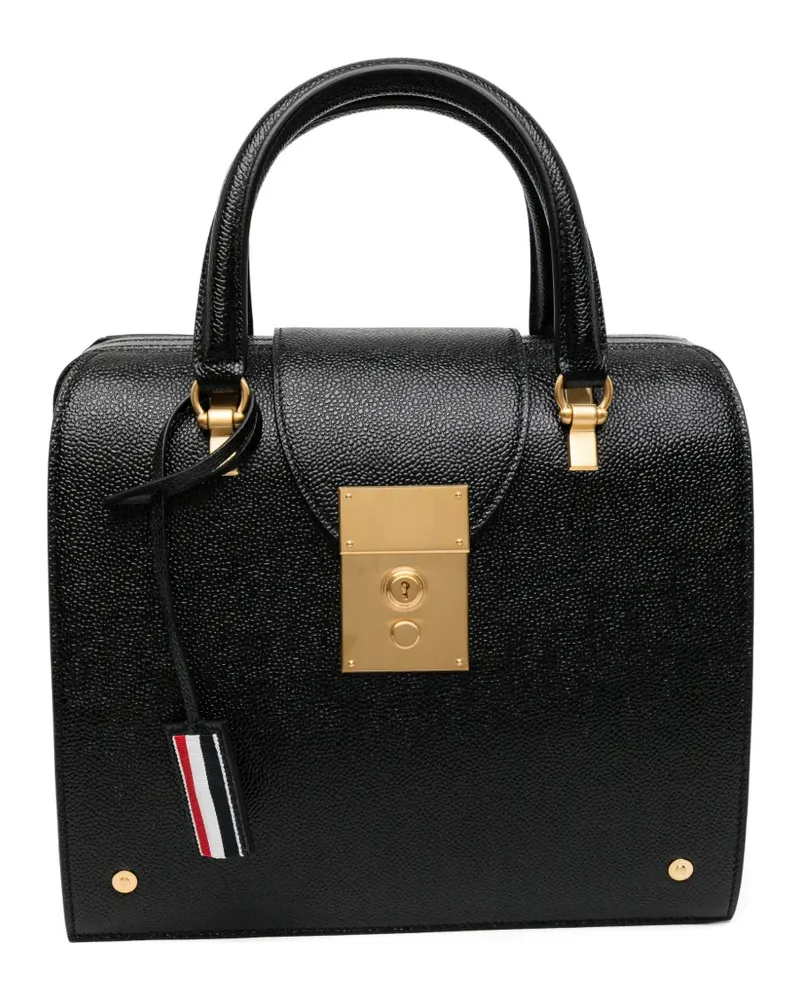 Thom Browne Strukturierte Tote Bag - Schwarz Schwarz