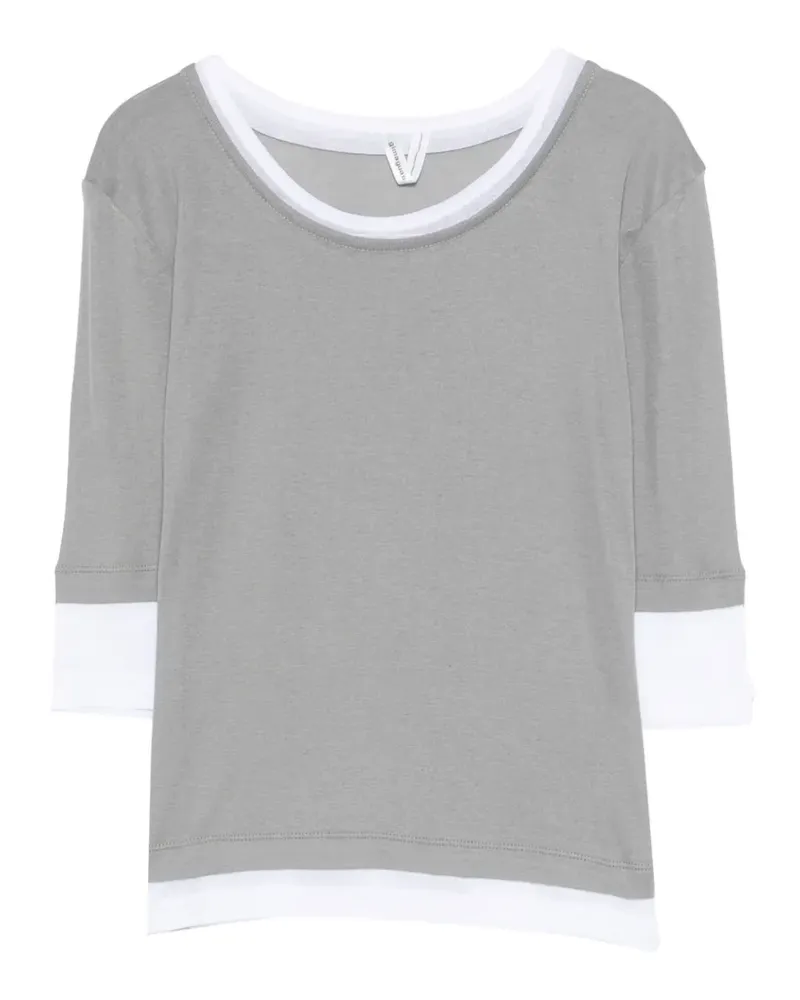 GIMAGUAS Gemma T-Shirt im Layering-Look - Grau Grau