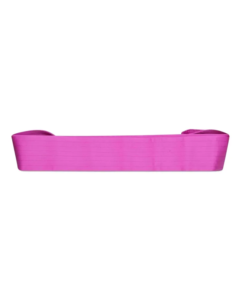 Gianluca Capannolo orchid self-tie belt - Rosa Rosa