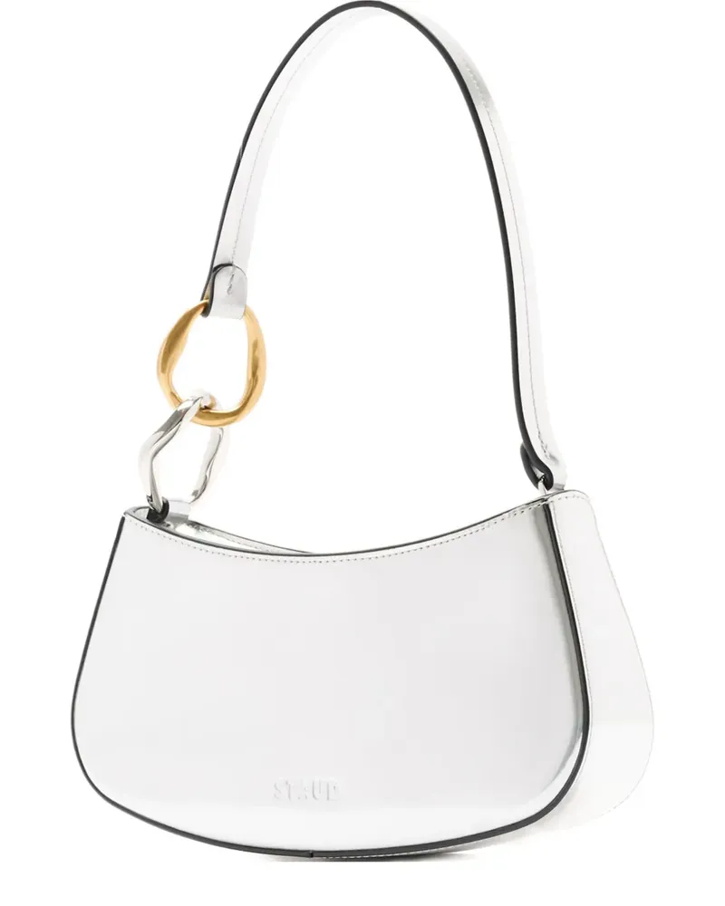 STAUD Kleine Ollie Schultertasche - Weiß Weiß