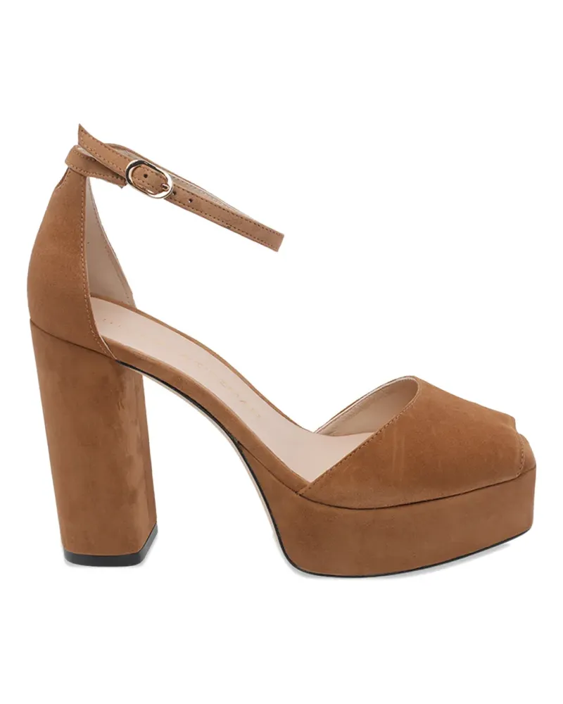 Stuart Weitzman platform ankle strap pumps - Braun Braun