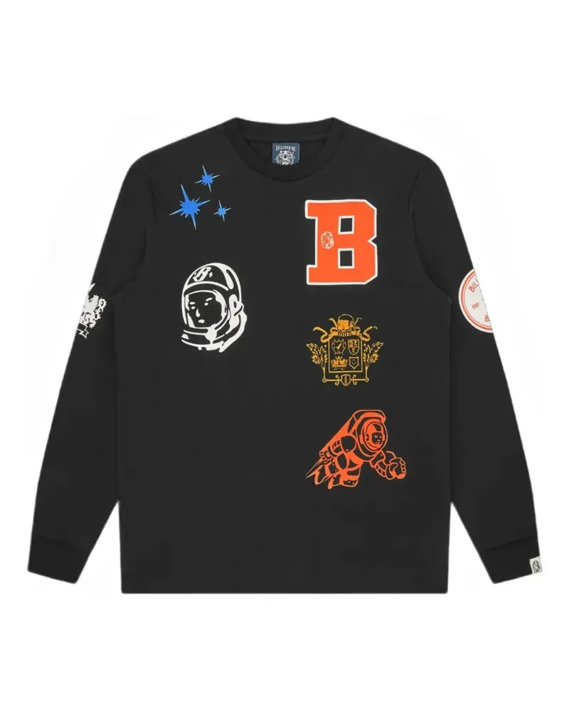 Billionaire Boys Club logo-print long-sleeve T-shirt - Schwarz Schwarz