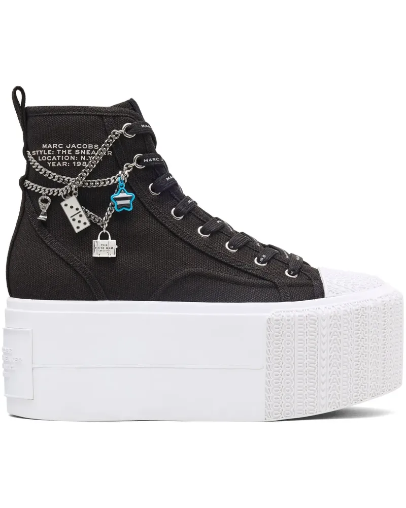 Marc Jacobs High-Top-Sneakers mit Plateau - Schwarz Schwarz