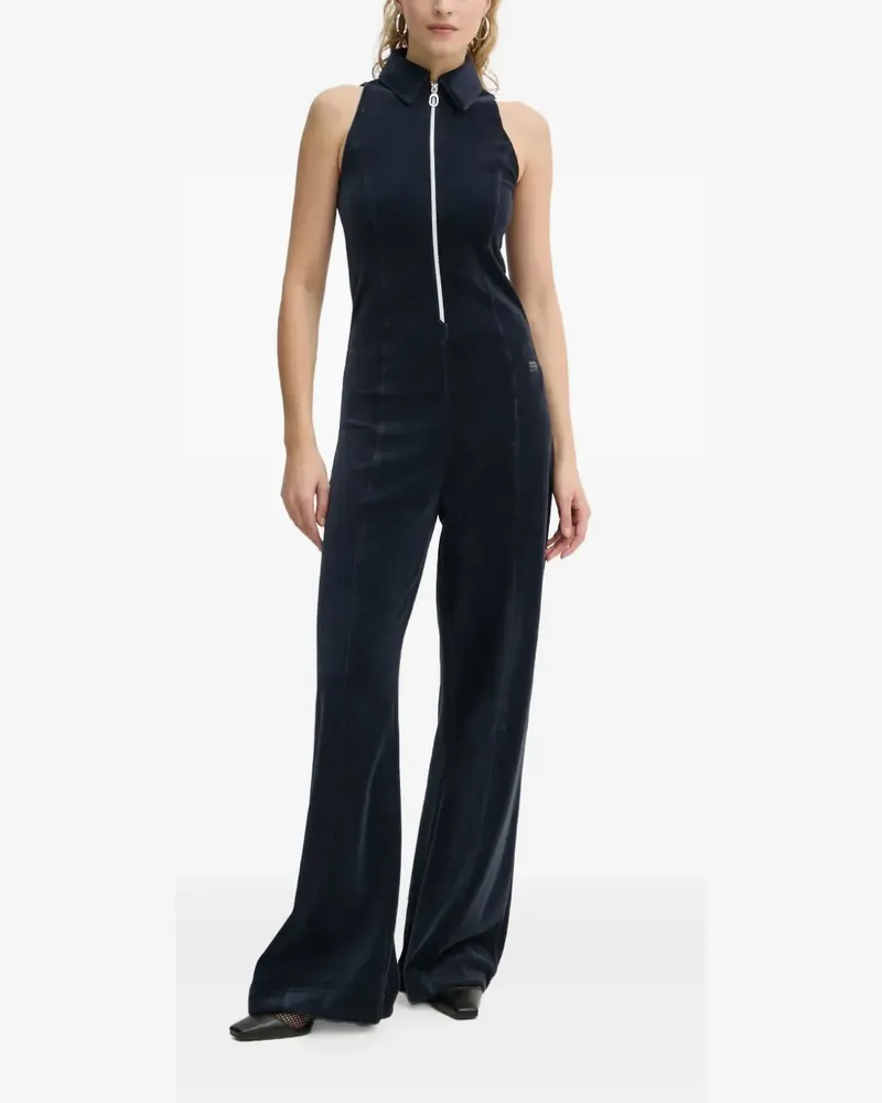 G-STAR RAW zip collared jumpsuit - Blau Blau