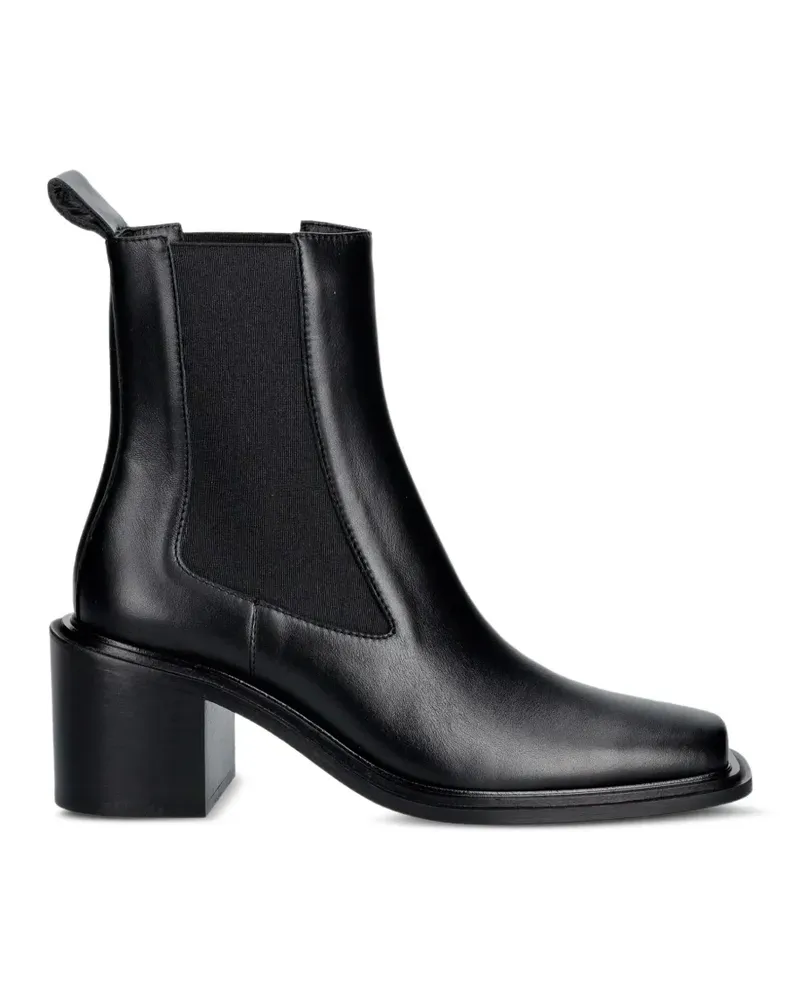 SOULIERS MARTINEZ Dallas Chelsea-Boots mit quadratischer Kappe - Schwarz Schwarz