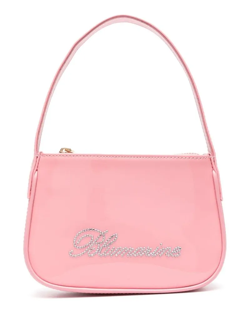 Blumarine Schultertasche mit Strass Rosa