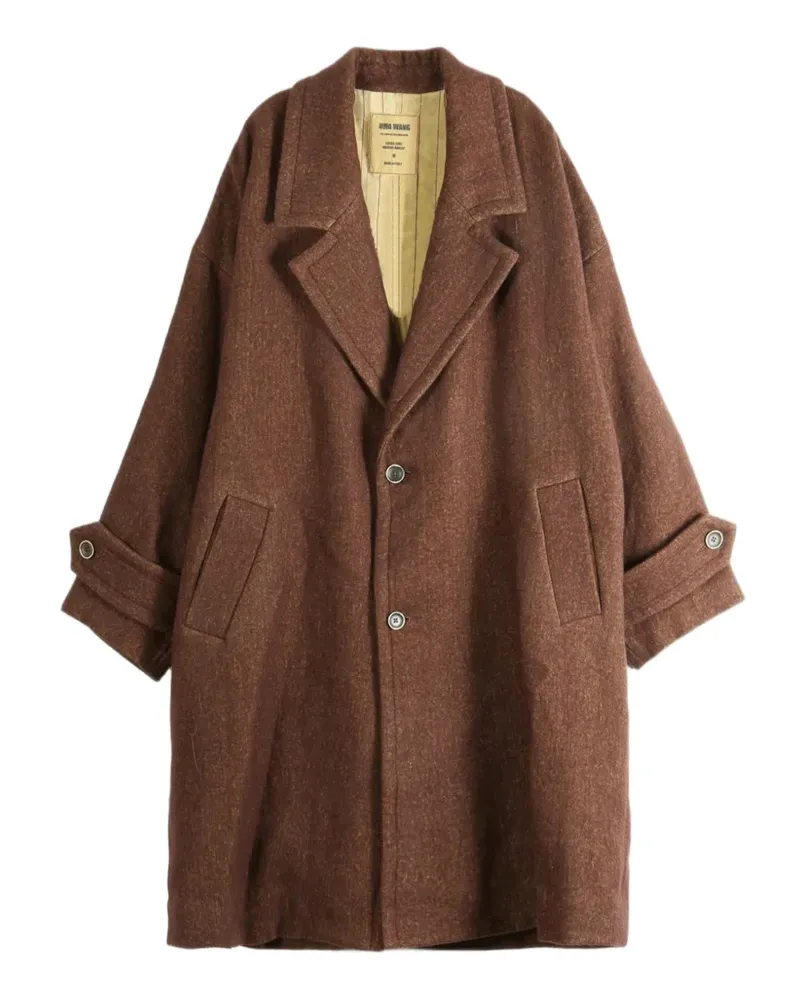 Uma Wang oversized notched-lapel coat - Rot Rot