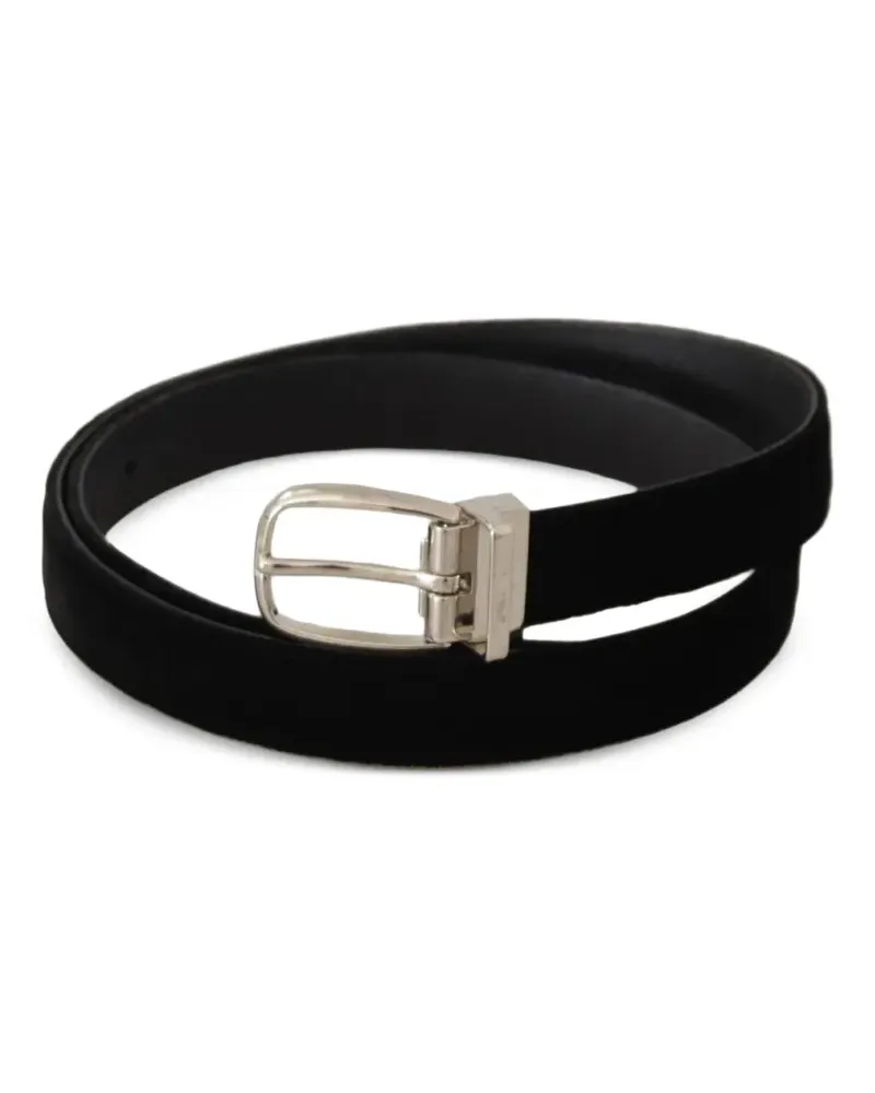 Dolce & Gabbana Gürtel aus Samt - Schwarz Schwarz