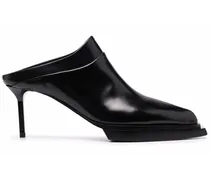 Klassische Mules 85mm - Schwarz