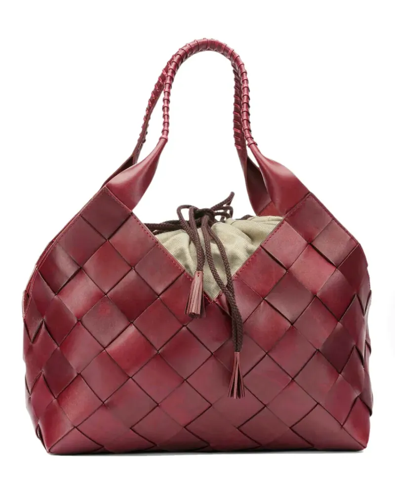 Dragon Diffusion Gewebte Schultertasche - Braun Braun