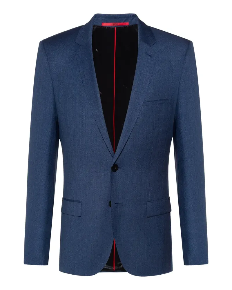 HUGO BOSS Sakko mit fallendem Revers - Blau Blau