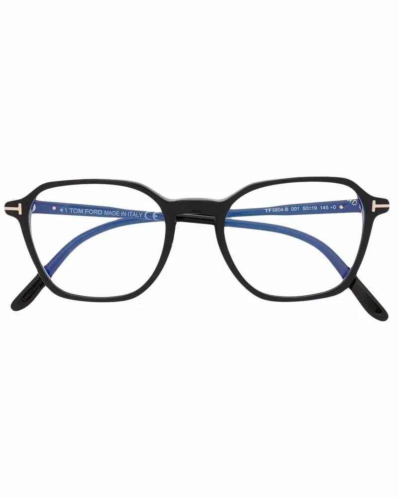 Tom Ford Brille mit D-Gestell - Schwarz Schwarz