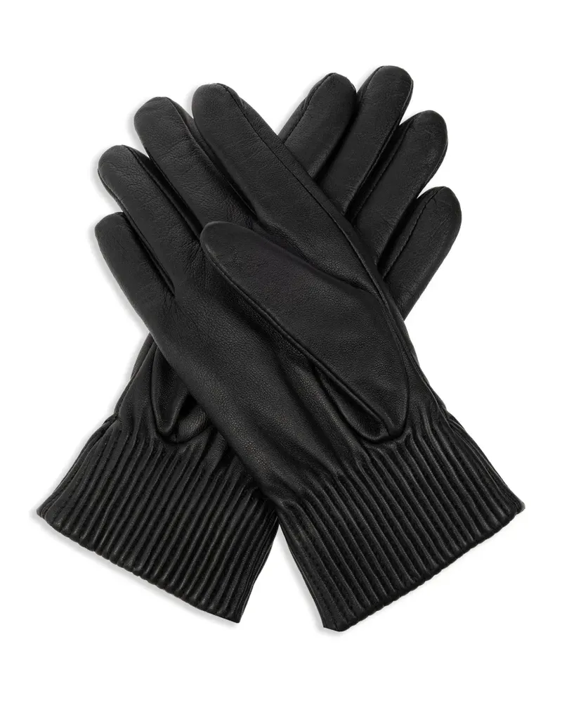 Canada Goose ribbed-cuff gloves - Schwarz Schwarz