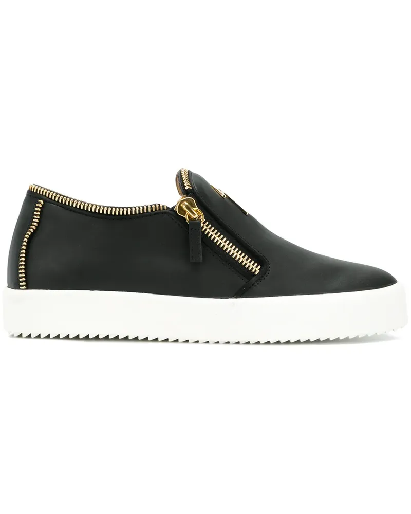 Giuseppe Zanotti Adam' Slip-On-Sneakers - Schwarz Schwarz